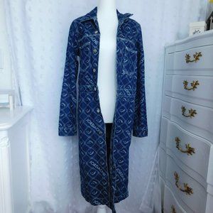 Jordache long jean jacket